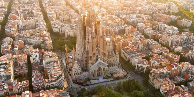 Image of Barcelona from above