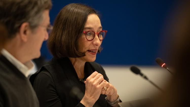 Professor Judy Garber at a Scientific Committee meeting, to set our 2023 challenges