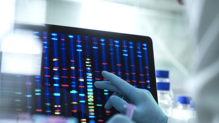 Monitor with scientific data