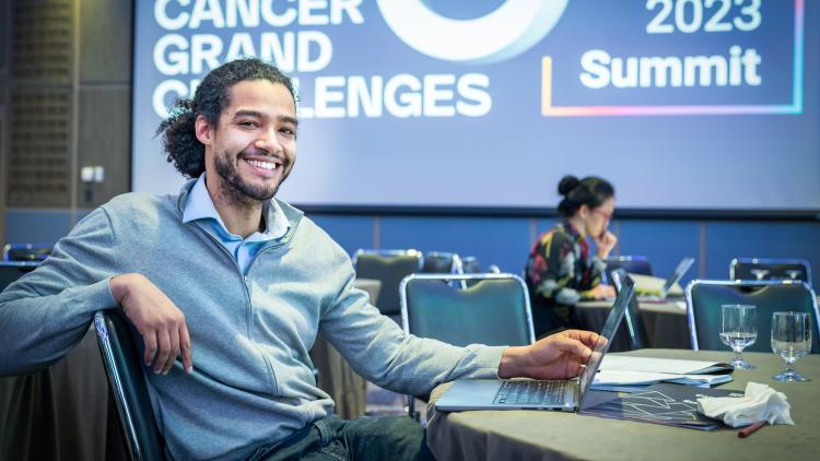 Chris Bailey at Cancer Grand Challenges summit