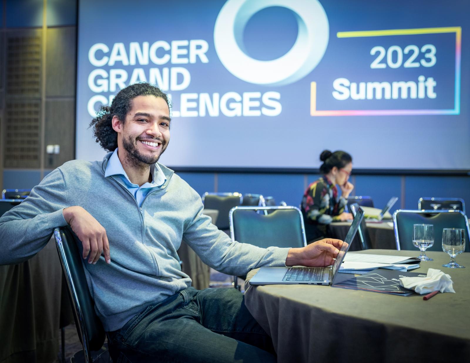 Chris Bailey at Cancer Grand Challenges summit