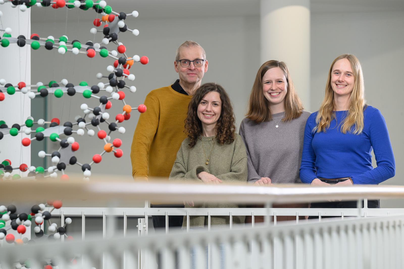 From left to right Martin Eilers, Amel Aziba, Leonie Uhl, and Sinah Löbbert. 